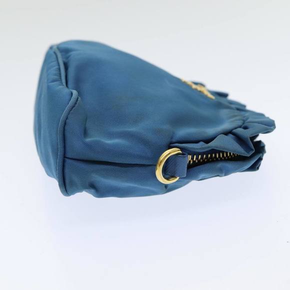 PRADA Pouch Nylon Blue Auth 83739 - Picture 3 of 16
